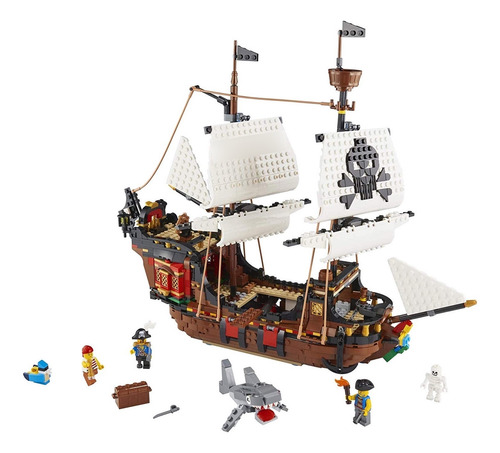 Lego Creator 3 En 1 Barco Pirata 31109 Juguete Infantil 0 Versión Del Personaje