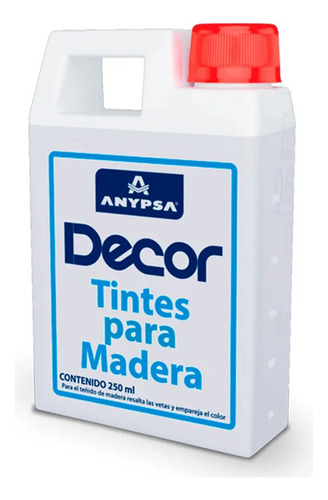 Tinte Para Madera Decor Anypsa 250 Ml