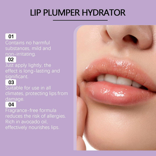 Bálsamo Labial Hidratante Y Voluminizador, Crema For Labios