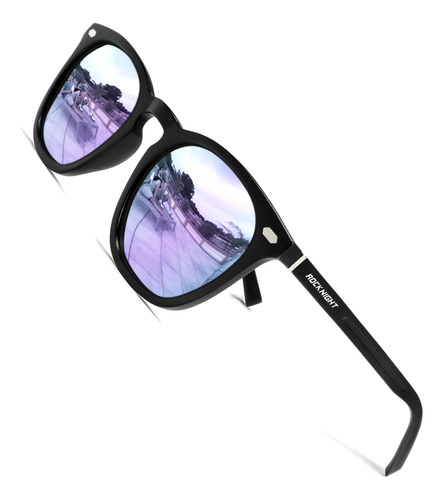 Gafas De Sol Polarizadas Uv400, Gafas De Sol Moradas Con Esp