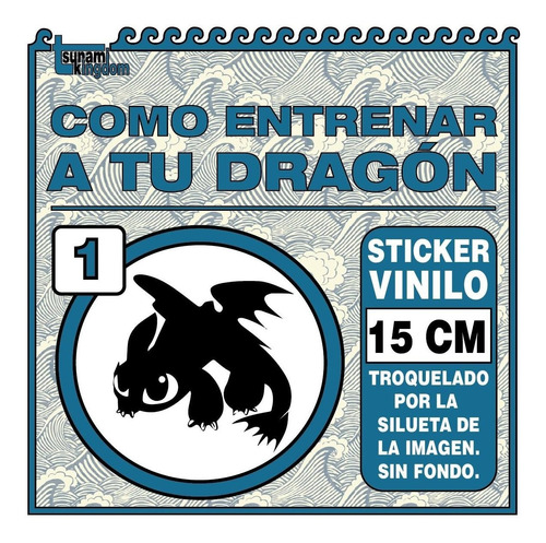 Chimuelo Como Entrenar A Tu Dragón Sticker Calcomanía Vinilo