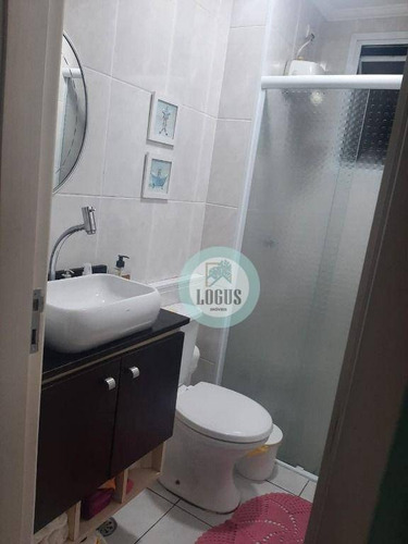 Imagem 9 de 10 de Apartamento Com 2 Dormitórios À Venda, 50 M² Por R$ 230.000,00 - Vila Gonçalves - São Bernardo Do Campo/sp - Ap1759