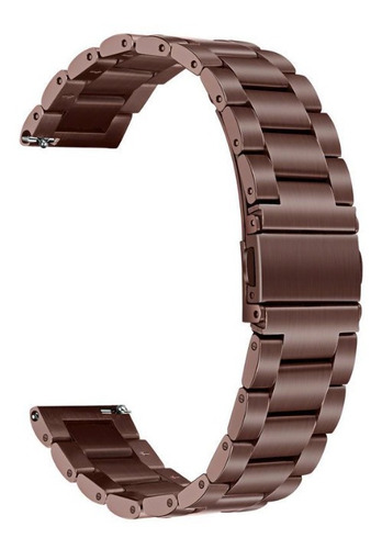 Imagem 2 de 7 de Pulseira Aço P/ Samsung Galaxy Watch 3 41mm Bronze Trumirr