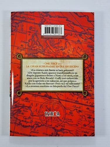 One Piece Vol 92 Saga Pais Wano - Eiichiro Oda - Libro Nuevo