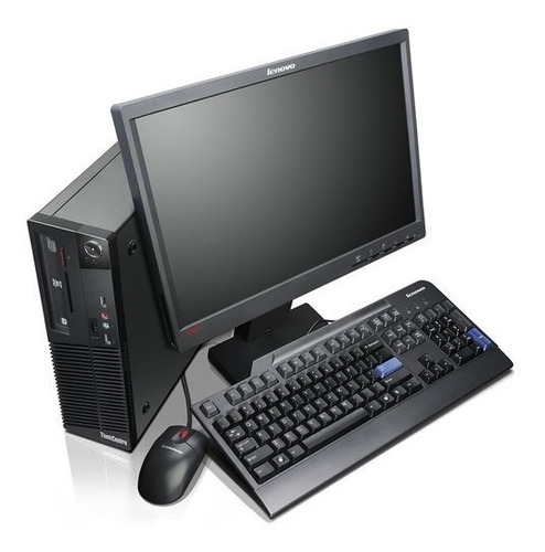 Kit Computador Lenovo M73 + Monitor Led, Teclado Y Mouse (Reacondicionado)