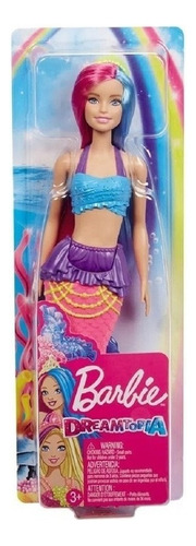 Boneca Barbie Dreamtopia Sereia Cabelo C/mechas Mattel Gjk08