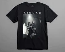 Comprar Remera Algodón Airbag Foto Patricio Sardelli Show Rock Negra