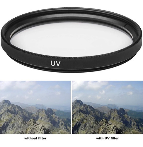 Filtro Ultravioleta Ø49mm Filtro Uv Lente Nikon Canon Sony