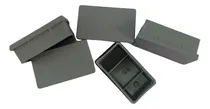 Comprar 100 Ponteiras  50x30  Plasticas Expositores Cadeiras -cinzas