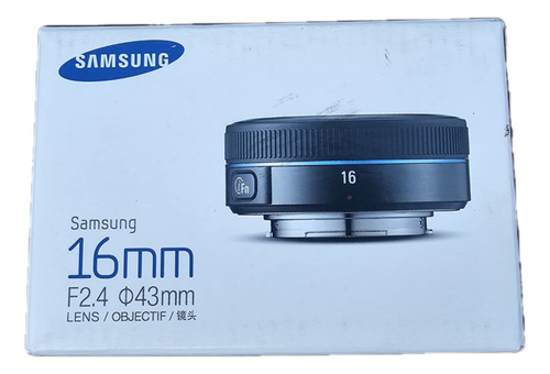 Lente Camara Samsung 16 Mm F2.4 43 Mm