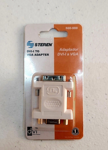 Adaptador Steren Dvi-i A Vga (nuevo)