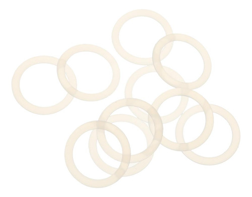 4 X 10 Clips De Cadena De Chupete De Silicona Con Anillos