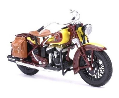 Moto Indian Sport Scout 1934 New Ray Escala 1:12 Coleccion