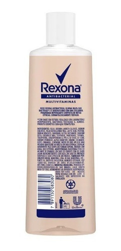 Imagem 2 de 2 de Sabonete Líquido Rexona Antibacterial Multivitaminas 250ml