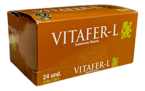 Vitafer-l Original Caja 24 Unidades De 20ml + Regalos