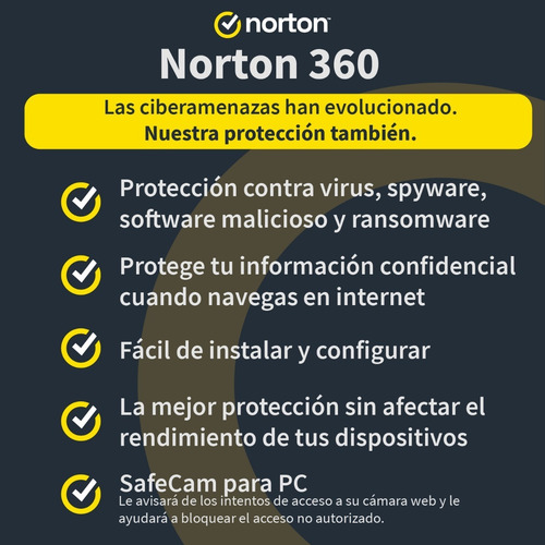 Imagen 5 de 6 de Norton 360 Deluxe 25gb 3 Dispositivos 1 Año