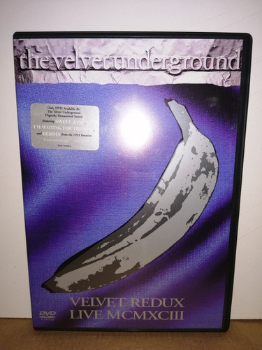 Velvet Underground Dvd Live 1993 Lou Reed Excelente Mcmxciii