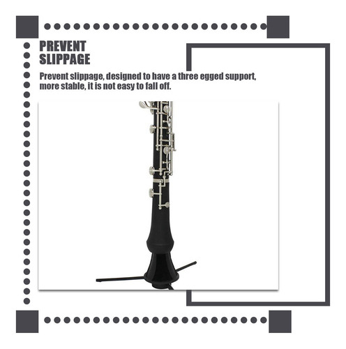 Soporte De Plástico Y Metal Para Clarinete Y Oboe, Instrumen