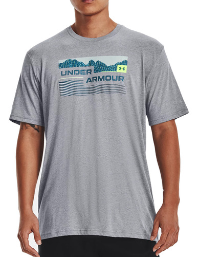 Remera Under Armour Training Od Mtn Sea Hombre Grm