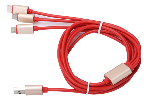 Cable De Carga Rápida 3 En 1, Conector De Cable Multicargado