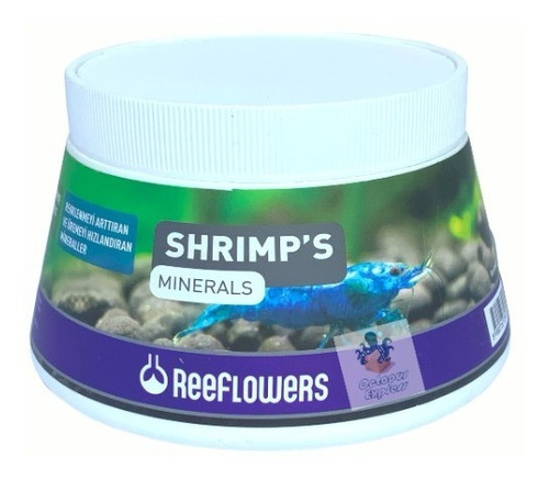 Shrimp's Minerals Reeflowers 250g Suplemento Para Camarões