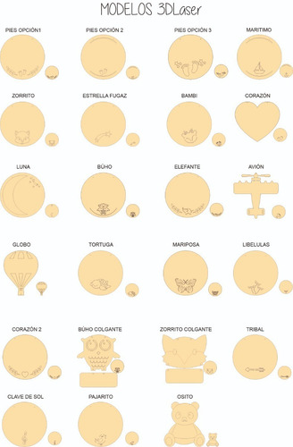Kit Nacimiento Baby Shower Personalizado - Mdf