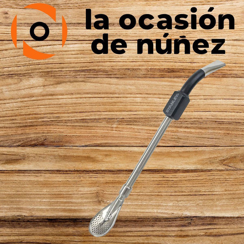 Imagen 3 de 6 de Bombilla Stanley Spoon Acero Inoxidable Para Mateoriginal