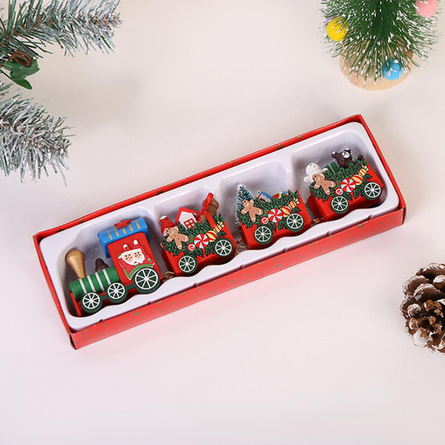 Adorno De Tren De Navidad, Decoración Navideña, Estatua C