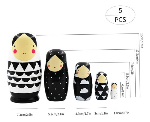 Matryoshka, Muñecas Anidadas, Muñecas Apilables Matryoshka