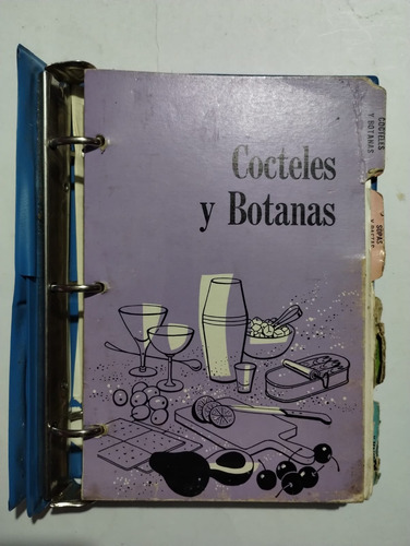Cocteles Y Botanas. Recetario Bimbo. 