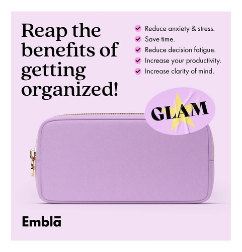 Embla Bolsa Maquillaje Viaje, Cosméticos, Neceser