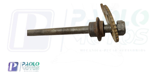 Eixo Da Roda Traseira Dt180 Dt180n Com Buchas E Regulagem