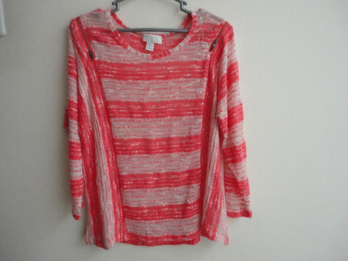 Chompa Forever 21 Coral Talla M
