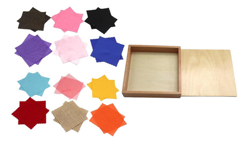 Caja De Tela Montessori Caja Texturizada Sensorial Con 24