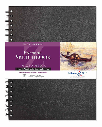 Stillman & Birn Zeta Series - Cuaderno De Bocetos (9 X 12 Pu