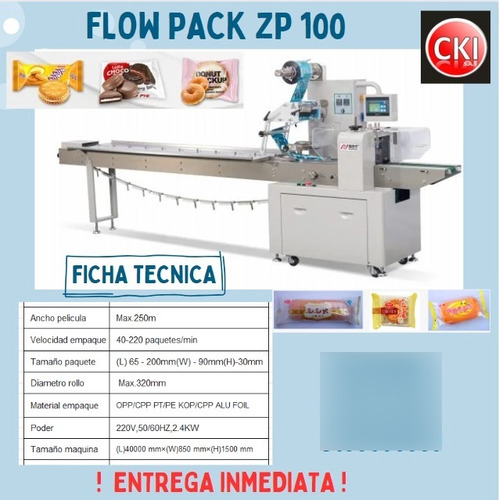 Empacadora Flow Pack Zp100