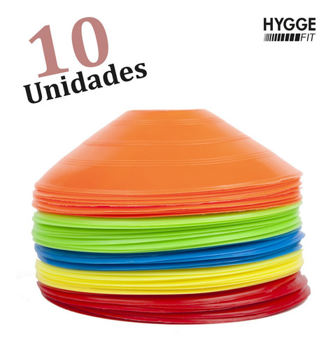 Imagen 2 de 10 de Pack X10 Conos Tortuga Colores Entrenamiento Deportivo