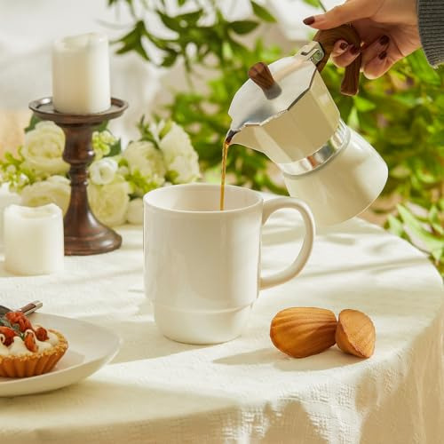 Taza De Café Grande De 21 Oz De Sweese, Juego De 6 Tazas Api