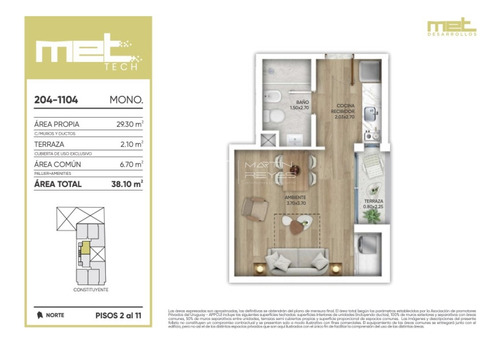 Venta Apartamento Monoambiente