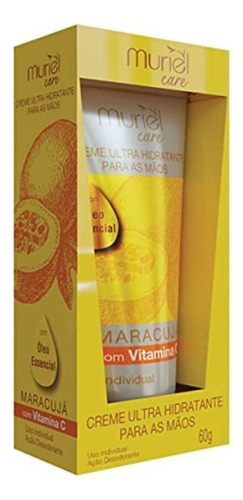  Creme Ultra Hidratante Para As Mãos Muriel Care Maracujá 60g