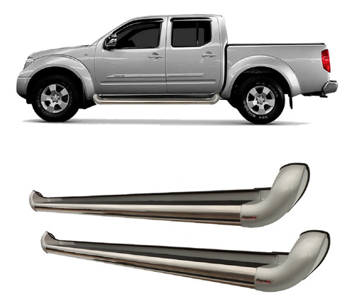 Estribo Personalizado Cor Original Nissan Frontier 2008 2019