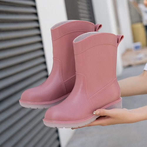 Botas De Lluvia De Plataforma Zapatos De Cocina Para Dama