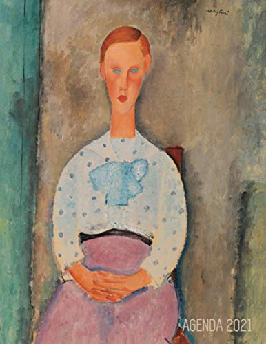 Modigliani Agenda Annual 2021: Chica Con Una Blusa De Lunare