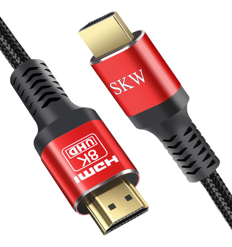 Skw Cable Hdmi 2.1 De 15 Pies, 48 ??gbps 8k Y 4k Cable Ultra