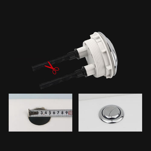 Tanque De Inodoro Botón De Descarga Doble Descarga De 58 Mm