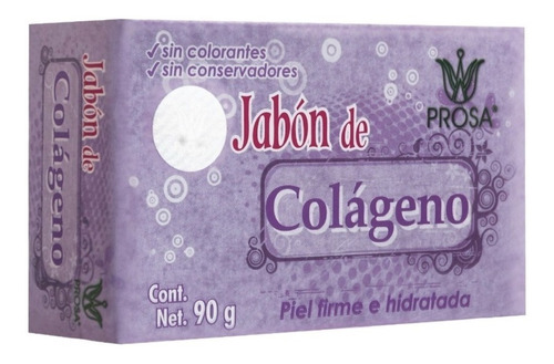 Jabón De Colageno Prosa Hidratación Piel