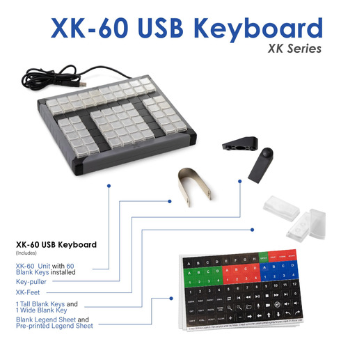 Teclados Y Teclados Programables Usb X-keys (60 Teclas,