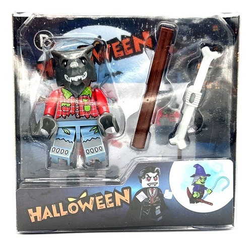 Muñeco Terror Halloween Lobo Pirata Bruja Dracula Gargola