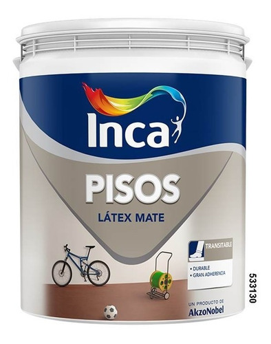 Inca Pintura Para Pisos 1lt Verde Tenis Elsue