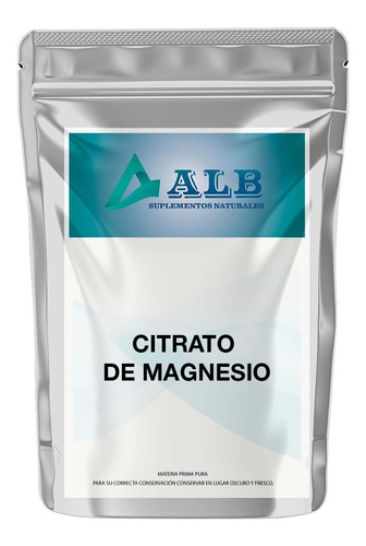 Citrato De Magnesio Puro Usp 100 Gr Alb